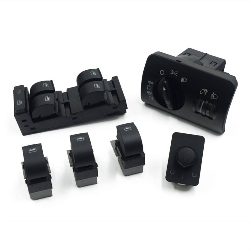 XEDLAMP Seitenspiegelfenster-Scheinwerferschalter, for, A6 C5 RS6 S6, for ALLROAD, 1998–2004 4B0 959 851 4B0 959 855 4B1 959 565A 4B1 941 531C Auto-Seitenspiegelschalter von XEDLAMP