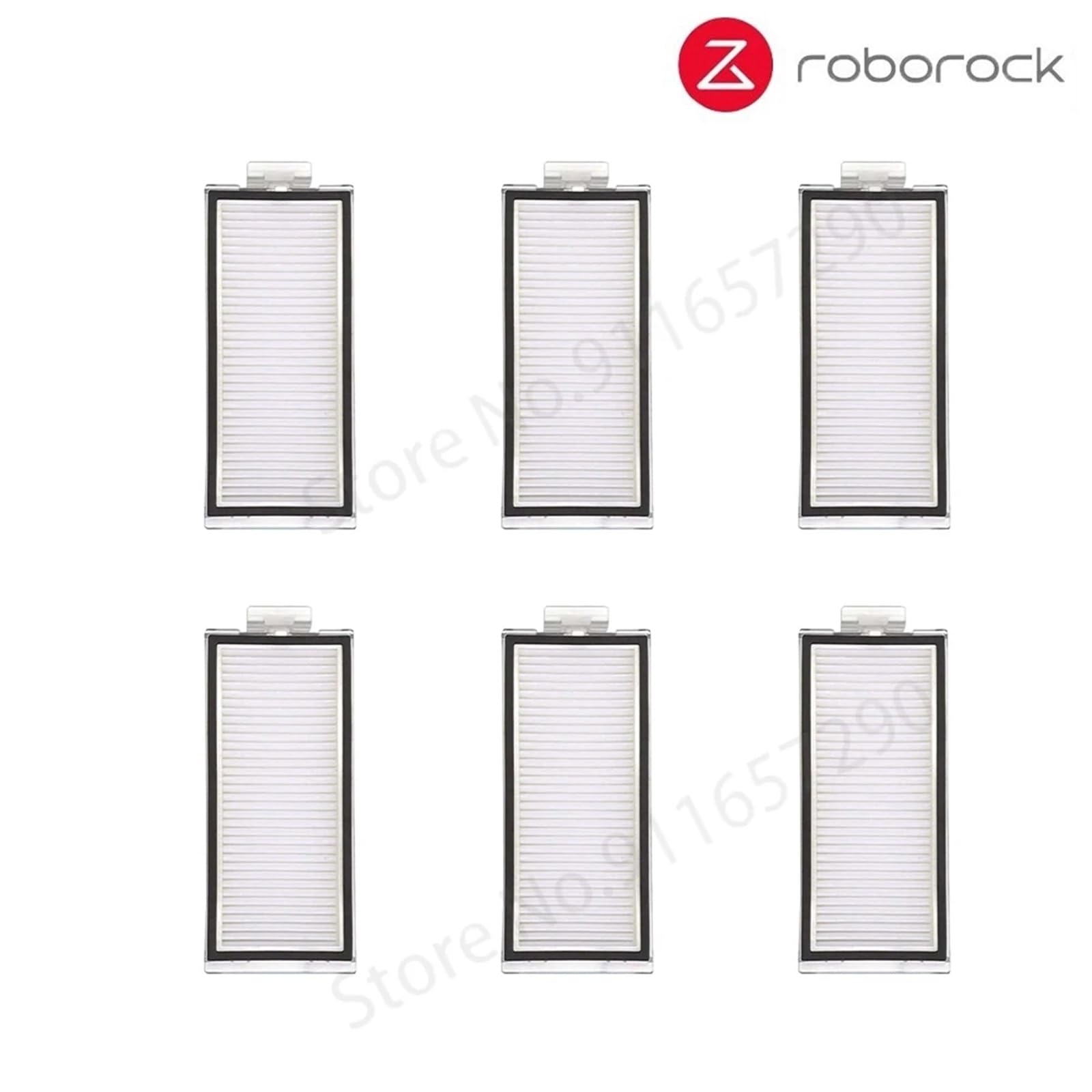 XEDLAMP Staubbehälter-Box, Wasser, for Tank, for Roborock, Q7 Max Q7 Max+ T8 Staubbox mit Hepa-Filter Staubsaugerzubehör Staubsauger-Staubsammler(Filters X6) von XEDLAMP