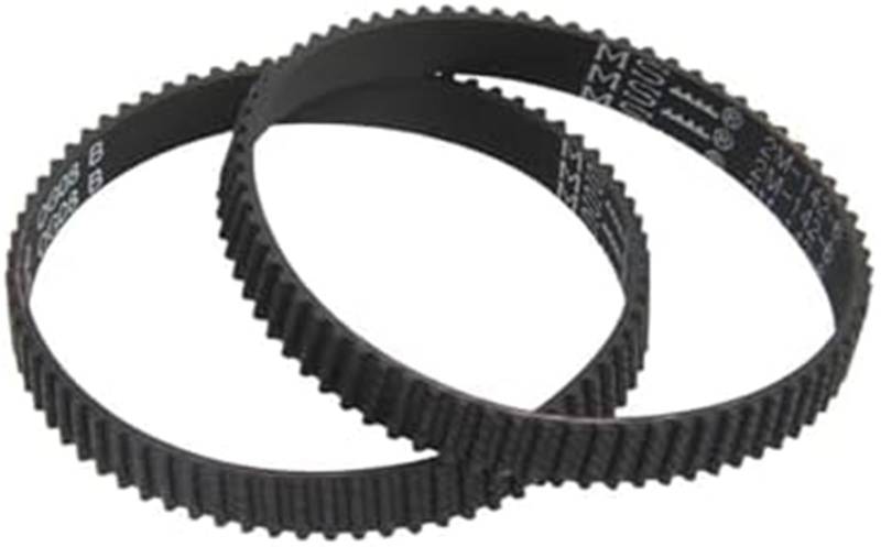 XEDLAMP Staubsaugerriemen, 2 Stück Staubsauger-Zahnriemen 2M-142-6 Umfang 142 mm Breite 6 mm Zähne 71 Synchronförderer Haushaltsersatzteil Riemen für Roboterstaubsauger von XEDLAMP