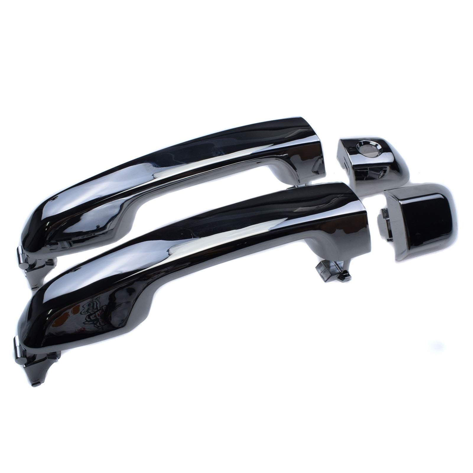 XEDLAMP Vorderer hinterer Fahrer-Beifahrer-Chrom-Außenaußentürgriff 2010 2011 2012 2013 2014 2015 2016, for 4Runner, for Lexus, GX460 69210-60100 Abdeckung für Außentürgriffe(Front Pair) von XEDLAMP