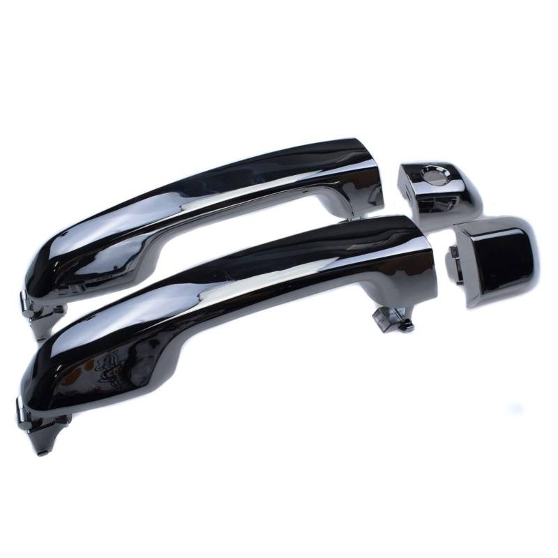 XEDLAMP Vorderer hinterer Fahrer-Beifahrer-Chrom-Außenaußentürgriff 2010 2011 2012 2013 2014 2015 2016, for 4Runner, for Lexus, GX460 69210-60100 Abdeckung für Außentürgriffe(Front Pair) von XEDLAMP