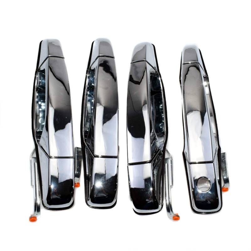 XEDLAMP Vorne Hinten Links Rechts Außentürgriff, for Chevrolet, for GMC, for Cadillac, 2007-2013 15915147 15915148 15915619 15915620 Abdeckung für Außentürgriffe(4 Pcs Left Right Set) von XEDLAMP