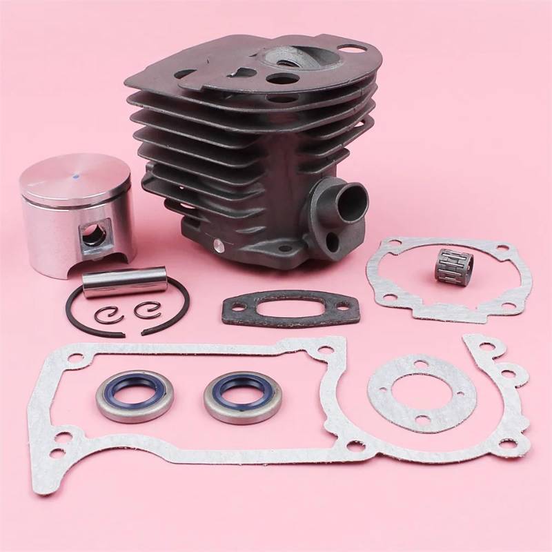 XEDLAMP Zylinder-Kolben-Pin-Ring-Sicherungsringsatz, for Husqvarna 55 51 Öldichtung, Nadellager-Dichtungssatz, Kettensägen-Ersatzteil Zylinderkolben für Gartengeräte von XEDLAMP