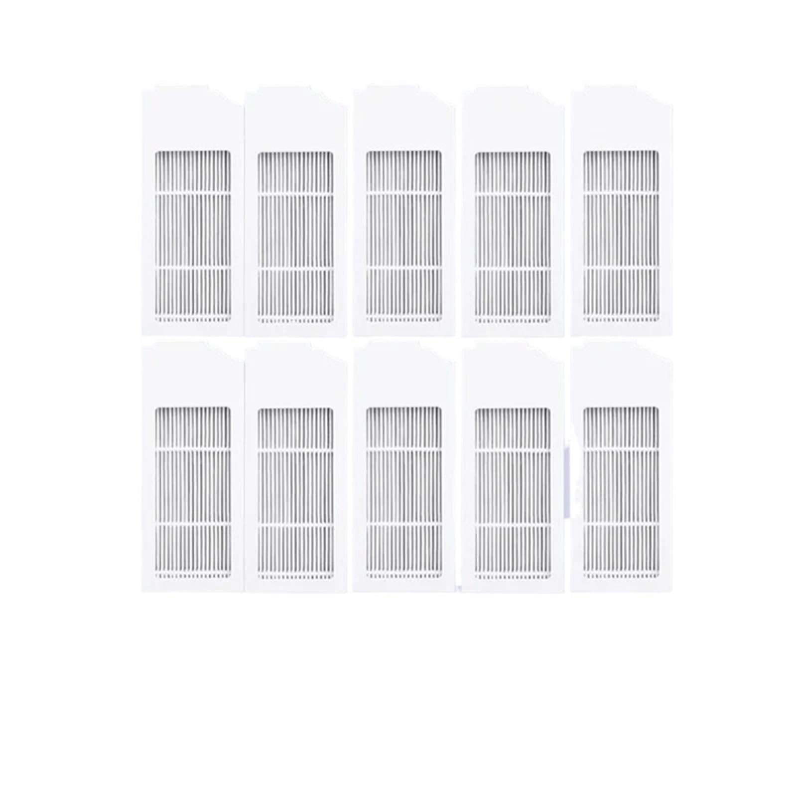 XEDLAMP for Ecovacs Deebot X1 Omni T10 Turbo Staubsauger Roboter Filter Seite Pinsel Reinigung Tuch Ersatzteile Staub Box Zubehör Roboterstaubsauger-Ersatzkit(10PCS-01) von XEDLAMP
