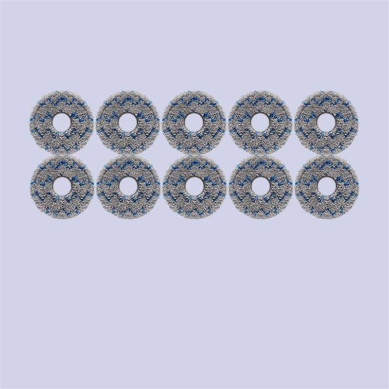 XEDLAMP for Ecovacs Deebot X1 Omni T10 Turbo Staubsauger Roboter Filter Seite Pinsel Reinigung Tuch Ersatzteile Staub Box Zubehör Roboterstaubsauger-Ersatzkit(10PCS-02) von XEDLAMP
