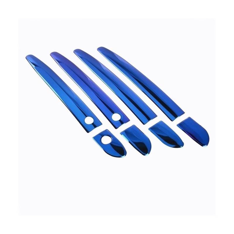 XEDLAMP for Mazda, Cx5 Cx-5 2012-2018, for Mazda, CX3 CX-3 CX4 CX-4 2015-2018 Autotürgriffabdeckung Zieraufkleber Autozubehör Styling Abdeckung für Außentürgriffe(Blue 2 Buttons) von XEDLAMP