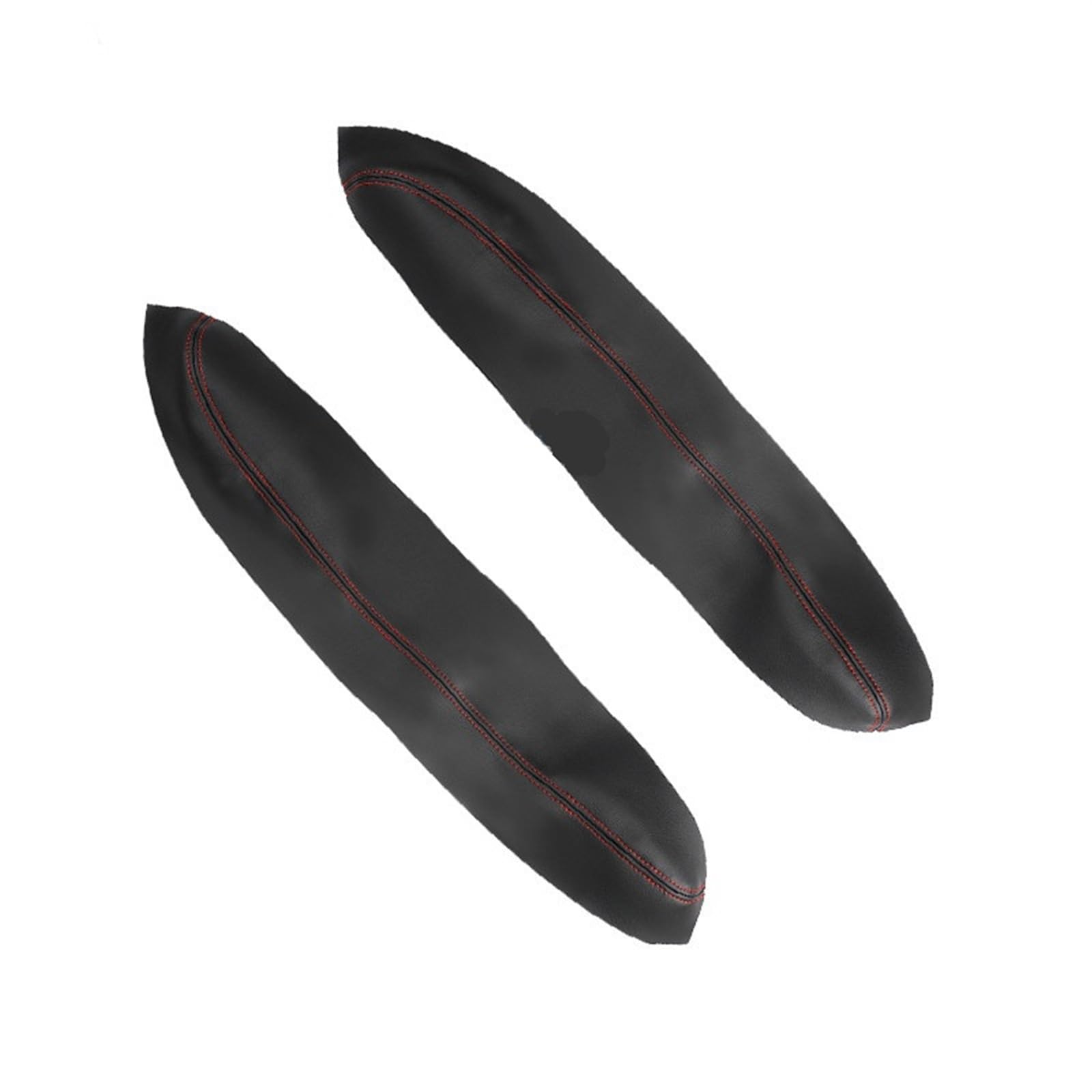 XEDLAMP for Peugeot, for 307 2004-2011 2012 2013 NUR 3 TÜREN Autozubehör Innentür Armlehnenverkleidung Mikrofaser-Lederbezug Dekor Auto-Innentürverkleidung(Front 2pcs,Black) von XEDLAMP