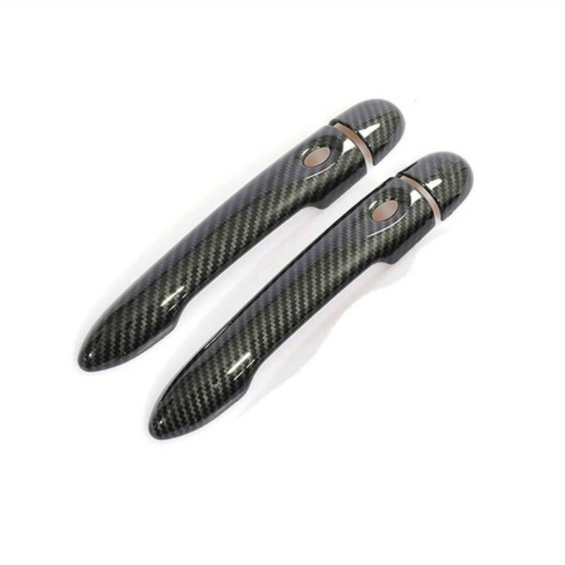 XEDLAMP for Renault, Clio IV Clio 4 Lutecia 2012 2013 2014 2015 2016 2017 2018 2019 Carbon Faser Auto Türgriff Abdeckung Zubehör Abdeckung für Außentürgriffe(2Dr no Key 2 Buttons) von XEDLAMP