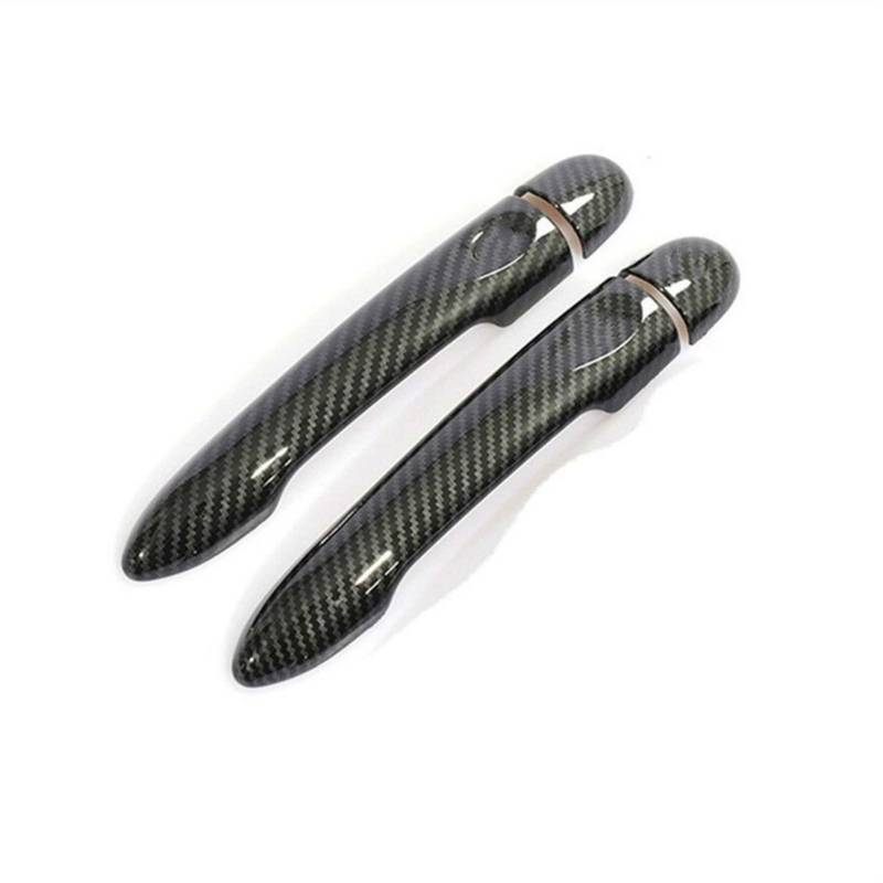XEDLAMP for Renault, Clio IV Clio 4 Lutecia 2012 2013 2014 2015 2016 2017 2018 2019 Carbon Faser Auto Türgriff Abdeckung Zubehör Abdeckung für Außentürgriffe(2Dr no Key no Button) von XEDLAMP