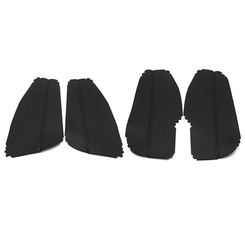 XEDLAMP for Toyota, for Corolla, 2014 2015 2016 2017 4 Teile/Satz Auto Innen Tür Griff Panel Armlehne Mikrofaser Leder Abdeckung Zubehör Auto-Innentürverkleidung(4xDoor Armrest Black) von XEDLAMP