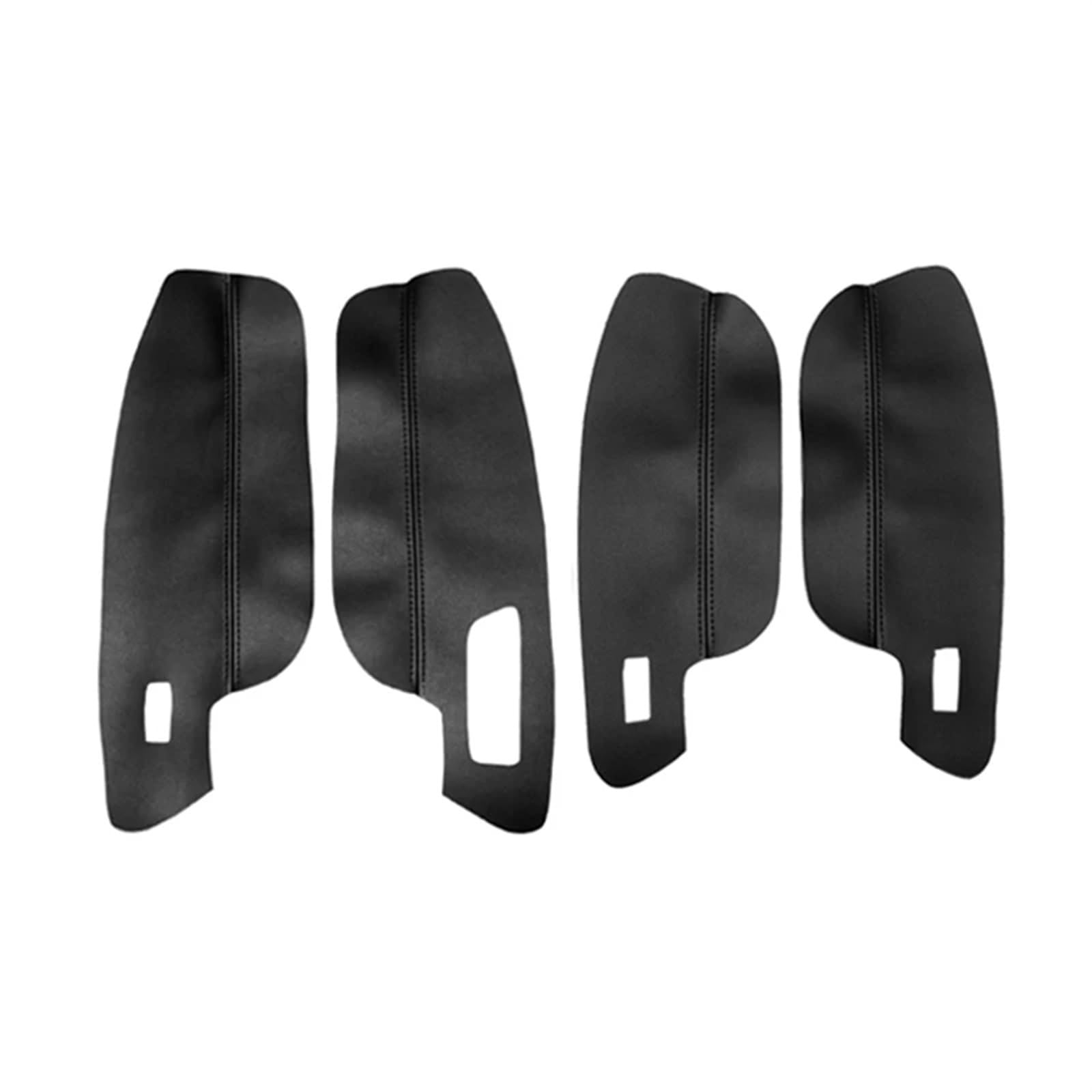 XEDLAMP for VW, for Golf, for 7 MK7 2014 2015 2016 2017 2018 Autotür-Armlehnenverkleidung/Mittelsteuerdeckel-Armlehnen-Mikrofaser-Lederbezug Auto-Innentürverkleidung(LHD DoorArmrestBlack) von XEDLAMP