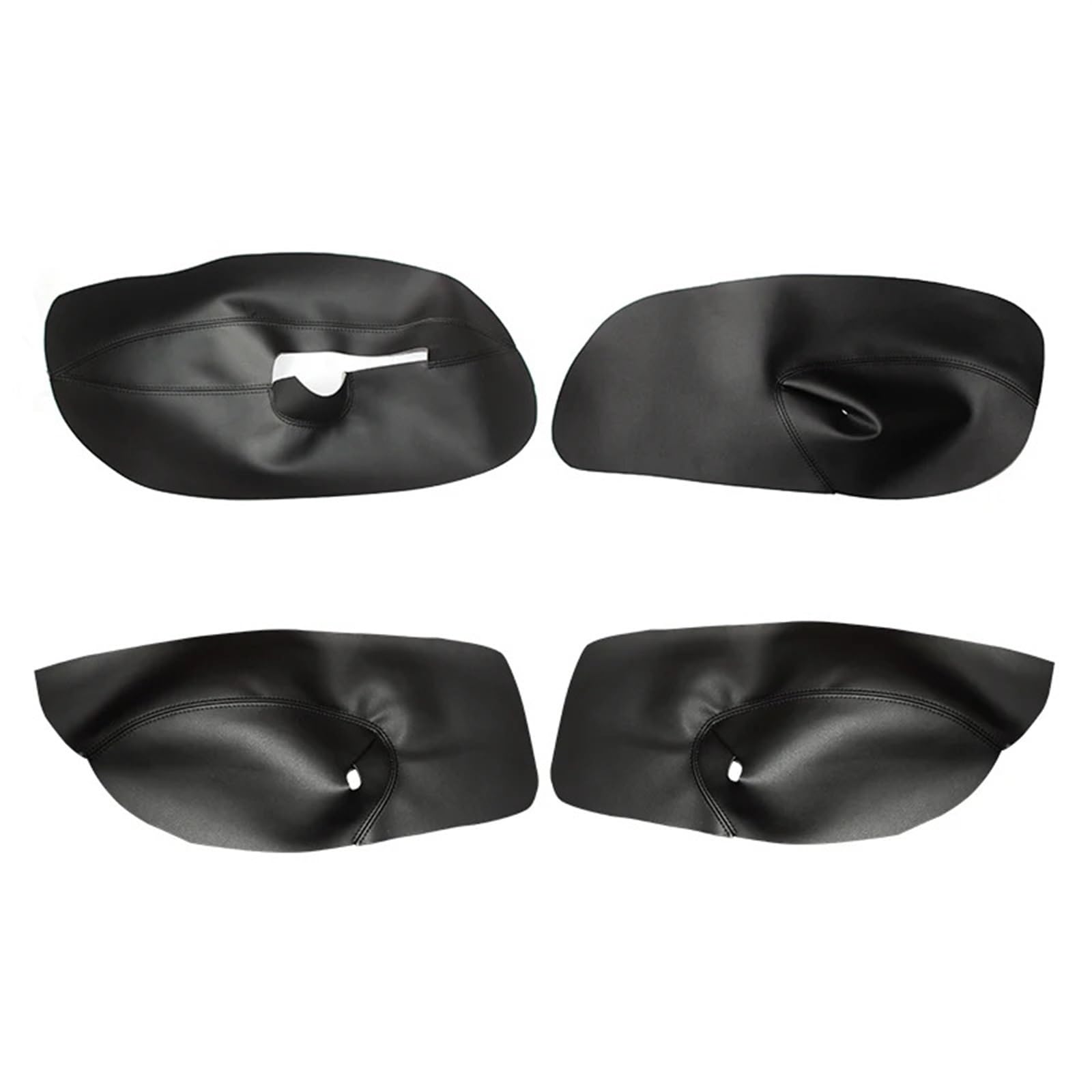 XEDLAMP for VW, for Golf, for MK4, for Bora, for Jetta, 1998 1999 2000 2001 2002 2003 2004 2005 Autotürverkleidung Armlehne Mikrofaser-Lederbezug Dekor Auto-Innentürverkleidung(Black,RHD) von XEDLAMP
