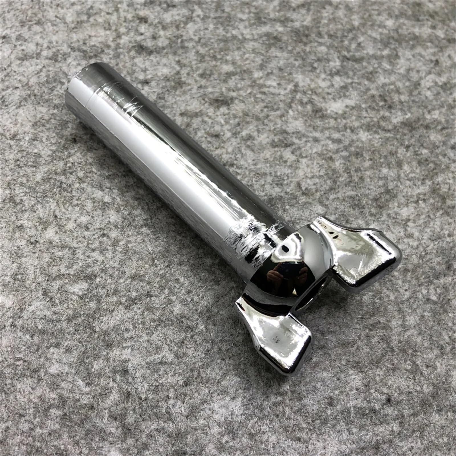 XEDLAMP for Yecnecty VLX 400 600, for Steed, 400 600, Motorrad Vergaser Abdeckung Kappe Chrom Teile Zubehör Kraftstoff Tank Schalter Griff(N0447-C) von XEDLAMP