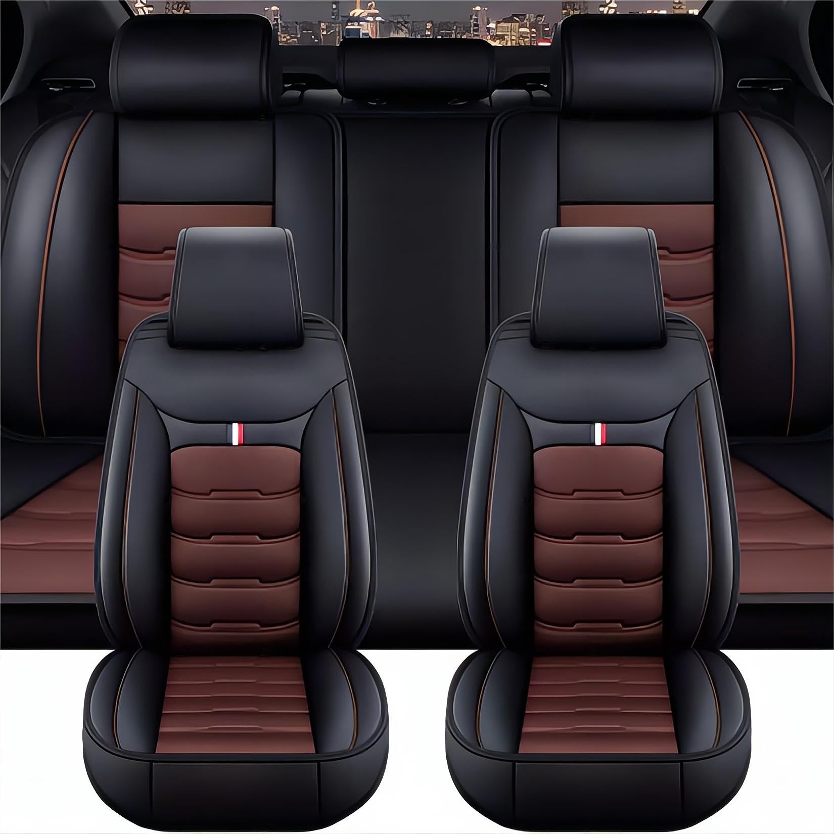 XENITE Autositzbezüge für BMW X1/X3/X4/X5/X6 (F25/F10/E83/E84/E70/E87, 2000-2023), Wasserdicht, Sitzschoner, Schwarz/Braun, Kunststoff, BMW Sitzbezüge XENITE Autositzbezüge für BMW X1/X3/X4/X5/X6 (F25/F10/E83/E84/E70/E87, 2000-2023), Wasserdicht, Sitzschoner, Schwarz/Braun, Kunststoff, BMW Sitzbezüge von XENITE