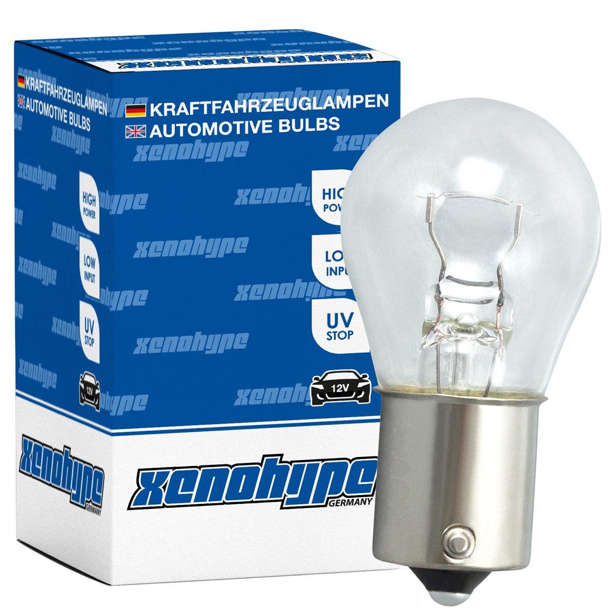 XENOHYPE 4x P21W Premium BA15s 24 V 21 Watt LKW Kugellampe von XENOHYPE