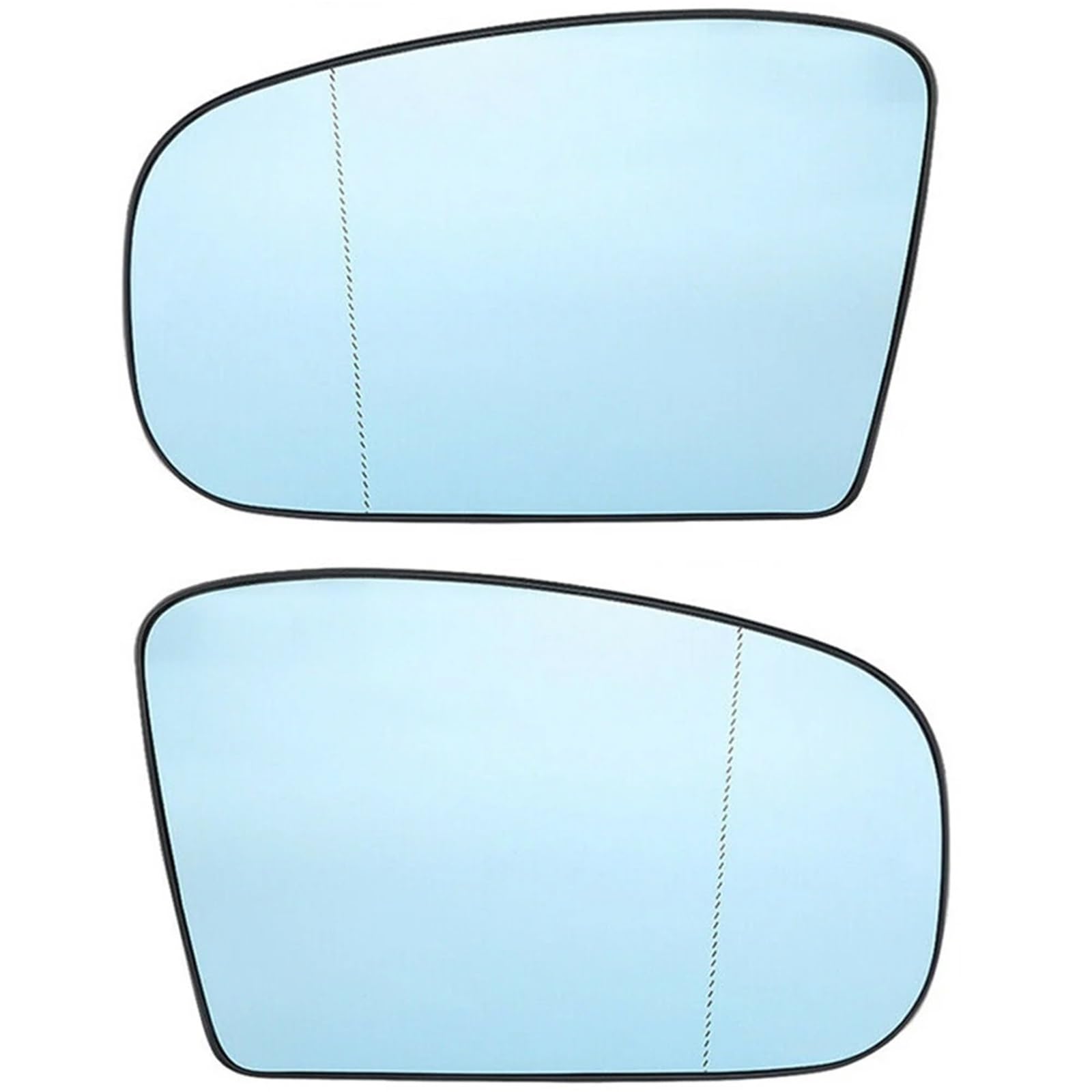 Außenspiegel Spiegelglas Für Benz Für S-Klasse W220 1998-2002 Links Rechts Beheizter Seitenspiegel Glas Rückspiegel Weiß Blau Linse Seitenspiegelglas(1pair Blue) von XEXJHQQ