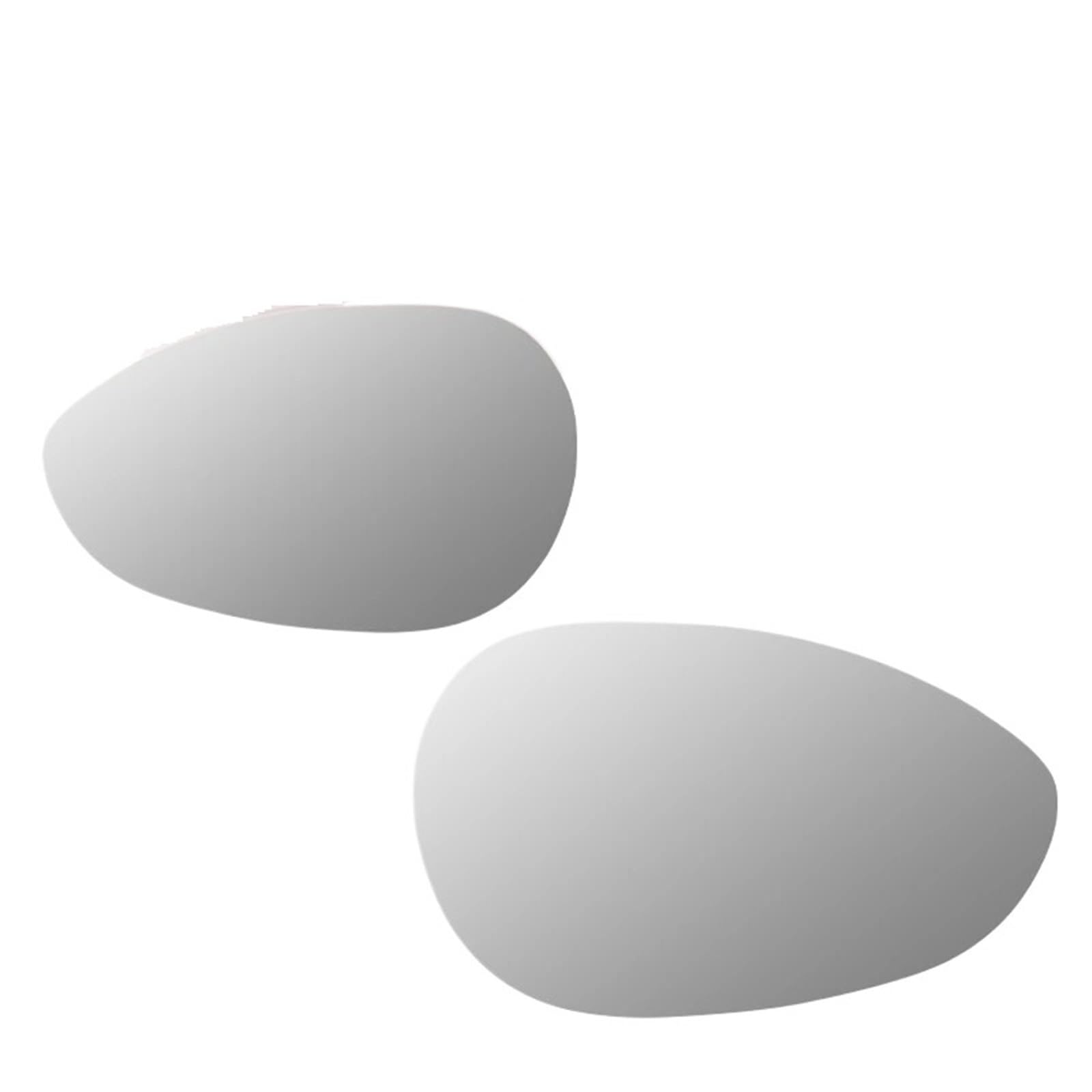Außenspiegel Spiegelglas Für FIAT 500 500c 2007-2024 Auto Vorne Links Rechts Weitwinkel Außenspiegel Glas Tür Seite Beheizten Außenspiegel Konvexen Glas Seitenspiegelglas(2pcs Left Right) von XEXJHQQ