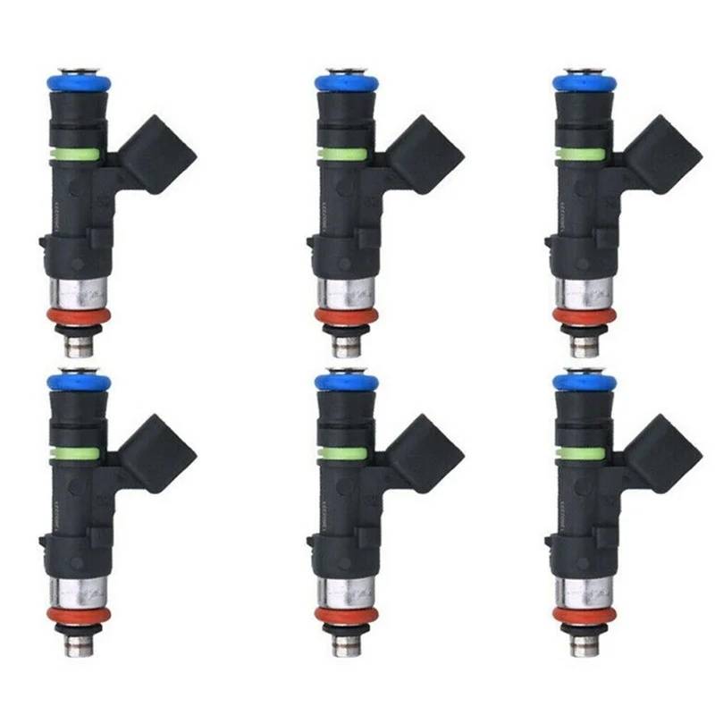 Für GMC Für Acadia 2007-2008 3,6 L V6 6Pcs Kraftstoff Injektor 0280158154 Kraftstoffeinspritzer Einspritzdüse Injektor von XEXJHQQ