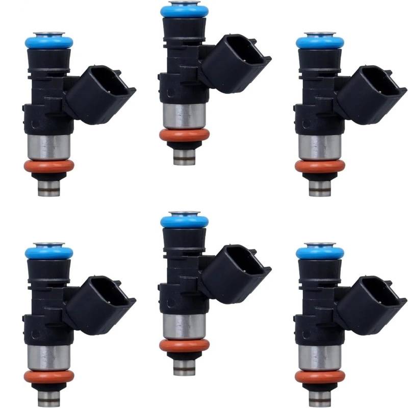 Für Lincoln Für Continental Für MKS Für MKZ Für MKT Für MKX Ersetzt OE 0280158191 FJ1116 BR3Z9F593B 6PCS Kraftstoff Injektor 4 Löcher Kompatibel Mit Kraftstoffeinspritzer Einspritzdüse Injektor(6PCS) von XEXJHQQ