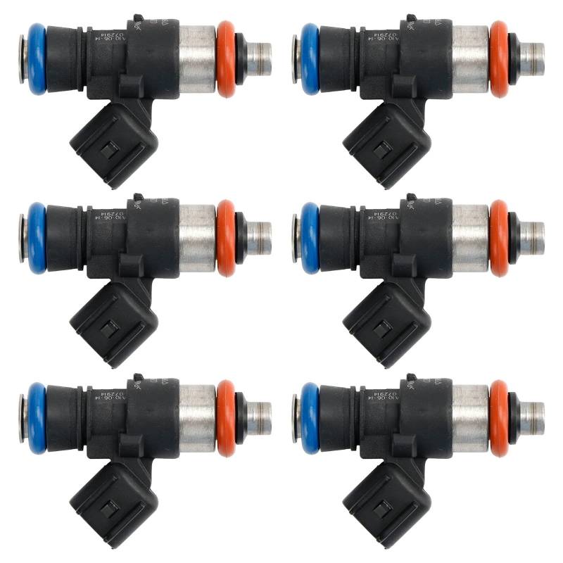 Für Lincoln Für MKS 3,7 L 2013 2014 2015 2016 6PCS Kraftstoff Injektor 0280158191 Kraftstoffeinspritzer Einspritzdüse Injektor von XEXJHQQ
