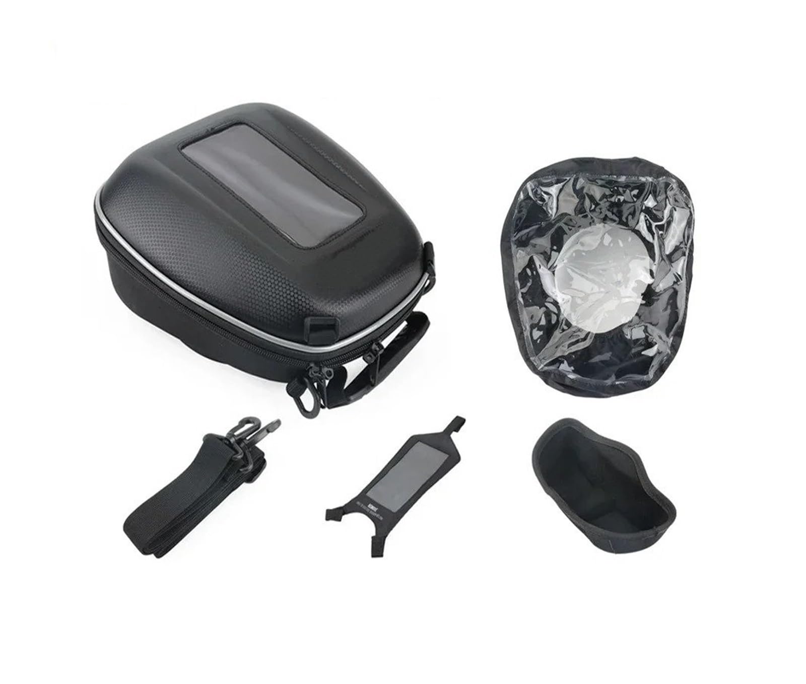 Motorrad Satteltaschen Für CFMOTO Für 800MT Für 800NK Für 2024 Racing Rucksack Motorrad Tank Taschen Gepäck Lagerung Tasche wasserdichte Navigation Handtasche Motorrad Werkzeug(Bag and Parts) von XEXJHQQ