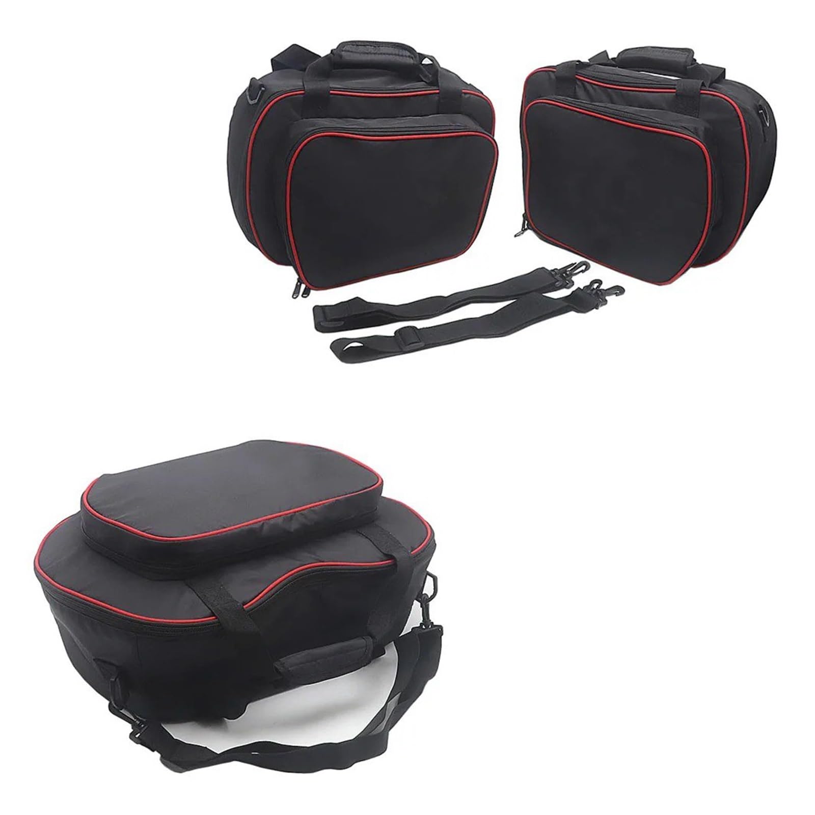 Motorrad Satteltaschen Für Ducati Für Multistrada V4 S 2021 Innentaschen Für Kunststoff-Seitenkoffer Koffer Motorradzubehör Motorrad Werkzeug(Top and Side) von XEXJHQQ