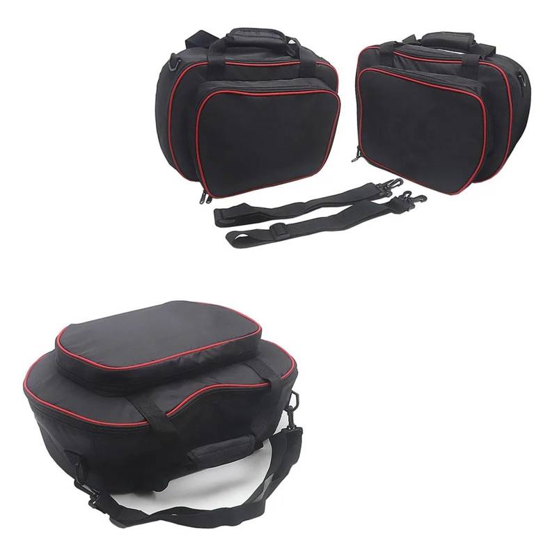 Motorrad Satteltaschen Für Ducati Für Multistrada V4 S 2021 Innentaschen Für Kunststoff-Seitenkoffer Koffer Motorradzubehör Motorrad Werkzeug(Top and Side) von XEXJHQQ