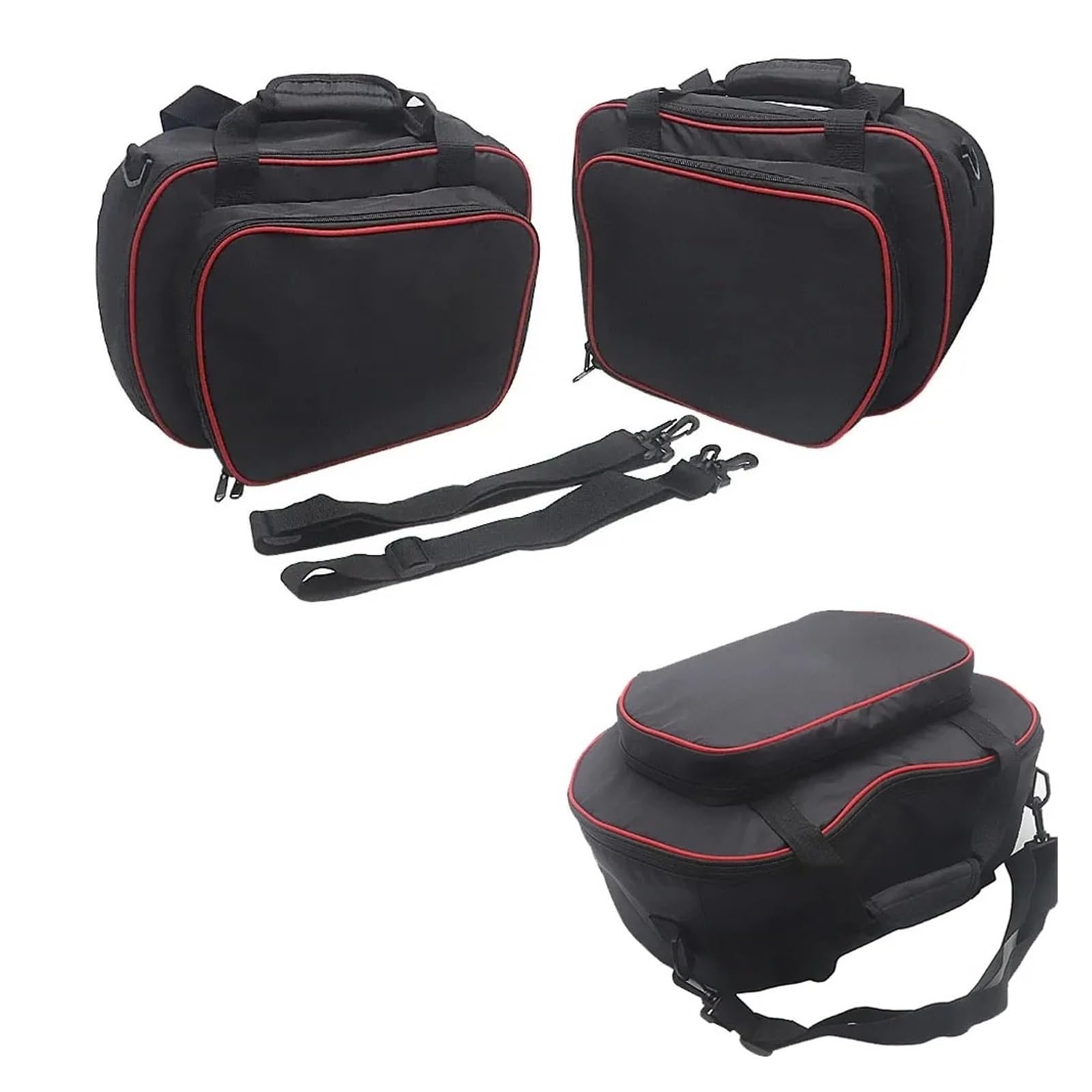 Motorrad Satteltaschen Für Ducati Für Multistrada V4 S 2021 Motorradzubehör Innentaschen Kunststoff-Seitenkoffer Motorrad Werkzeug(Complete Set) von XEXJHQQ