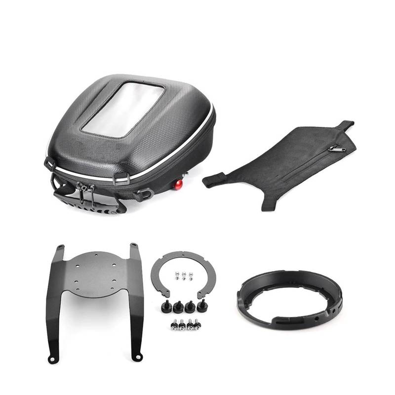 Motorrad Satteltaschen Für F800GT Für F 800 GT Für 800R 2013-2019 Motorrad-Tankrucksack Gepäck Wasserdichter Rucksack Quick Lock Flansch Motorrad Werkzeug(A-Type) von XEXJHQQ