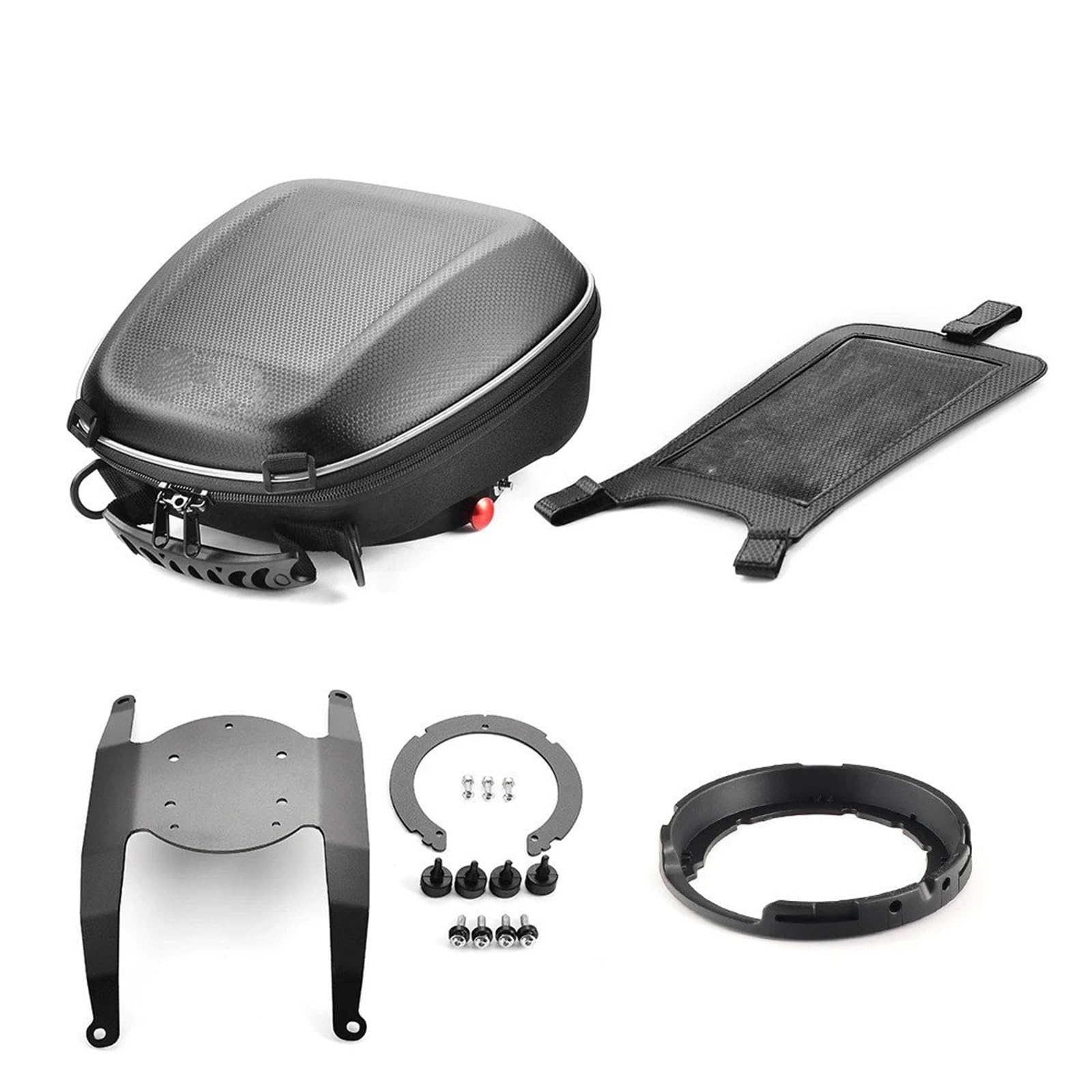Motorrad Satteltaschen Für F800GT Für F 800 GT Für 800R 2013-2019 Motorrad-Tankrucksack Gepäck Wasserdichter Rucksack Quick Lock Flansch Motorrad Werkzeug(B-Type) von XEXJHQQ