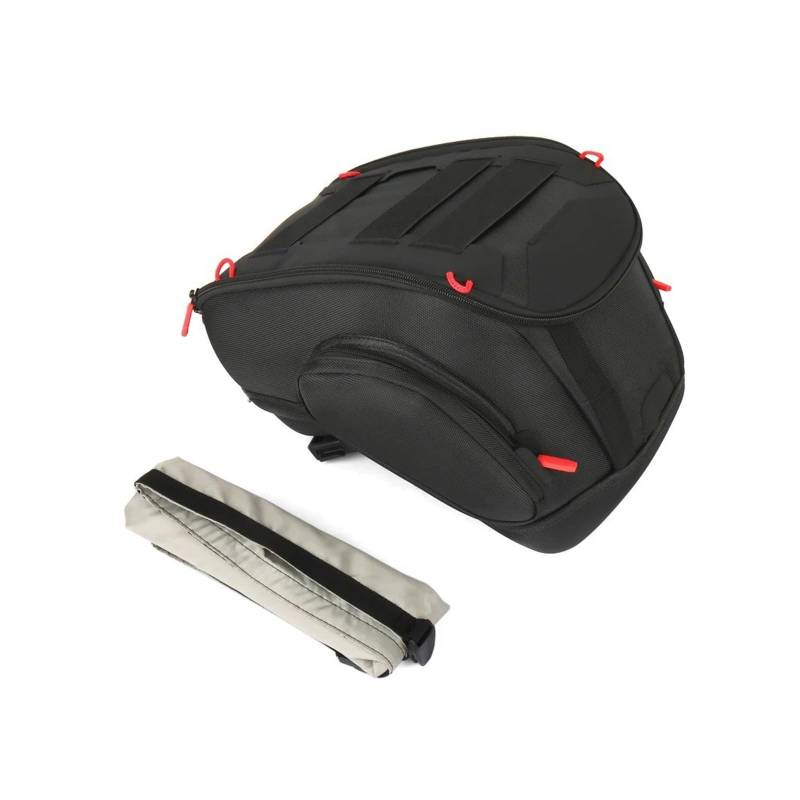 Motorrad Satteltaschen Für R1300GS Für ADV R 1300 GS Motorrad 12L Tankrucksack Gepäck Wasserdichter Rucksack Quick Lock Kit Schwarz Motorrad Werkzeug von XEXJHQQ