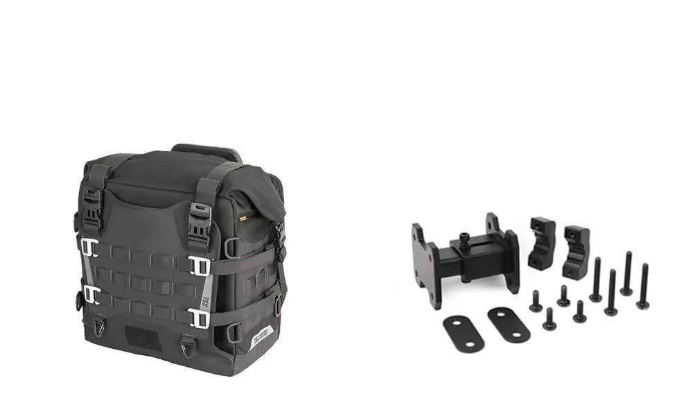 Motorrad Satteltaschen Motorrad-Satteltasche 35 L Große Kapazität Schnellverschluss Motor-Seitenbox Wasserdicht Für Reiten Reisen Gepäck Gepäcktasche Motorrad Werkzeug(1 Bag Add 1 Extender) von XEXJHQQ