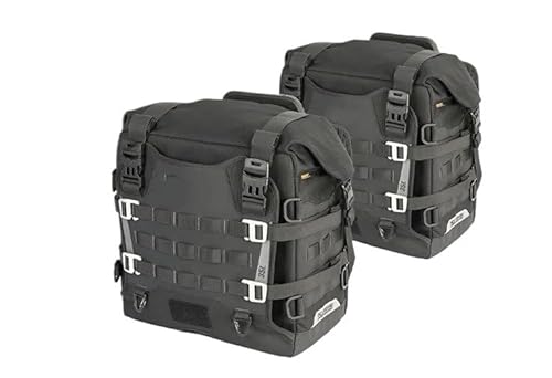 Motorrad Satteltaschen Motorrad-Satteltasche 35 L Große Kapazität Schnellverschluss Motor-Seitenbox Wasserdicht Für Reiten Reisen Gepäck Gepäcktasche Motorrad Werkzeug(Side Bag-2 Pieces) von XEXJHQQ