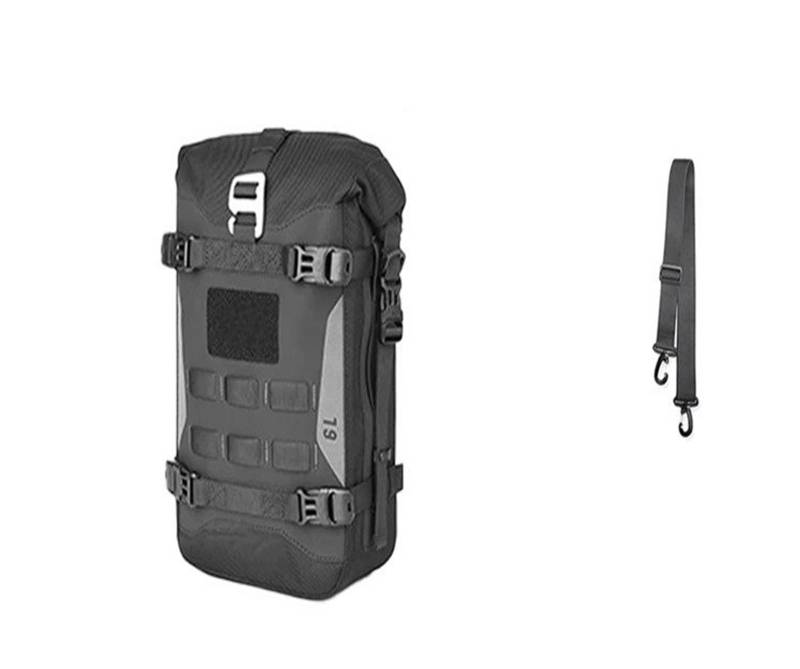 Motorrad Satteltaschen Motorrad-Stoßstangenrandtasche 6L Mit Stützplatte Rückseitentasche wasserdichte Motor-Antikollisionsstangentasche Motorrad Werkzeug(6L-1piece) von XEXJHQQ