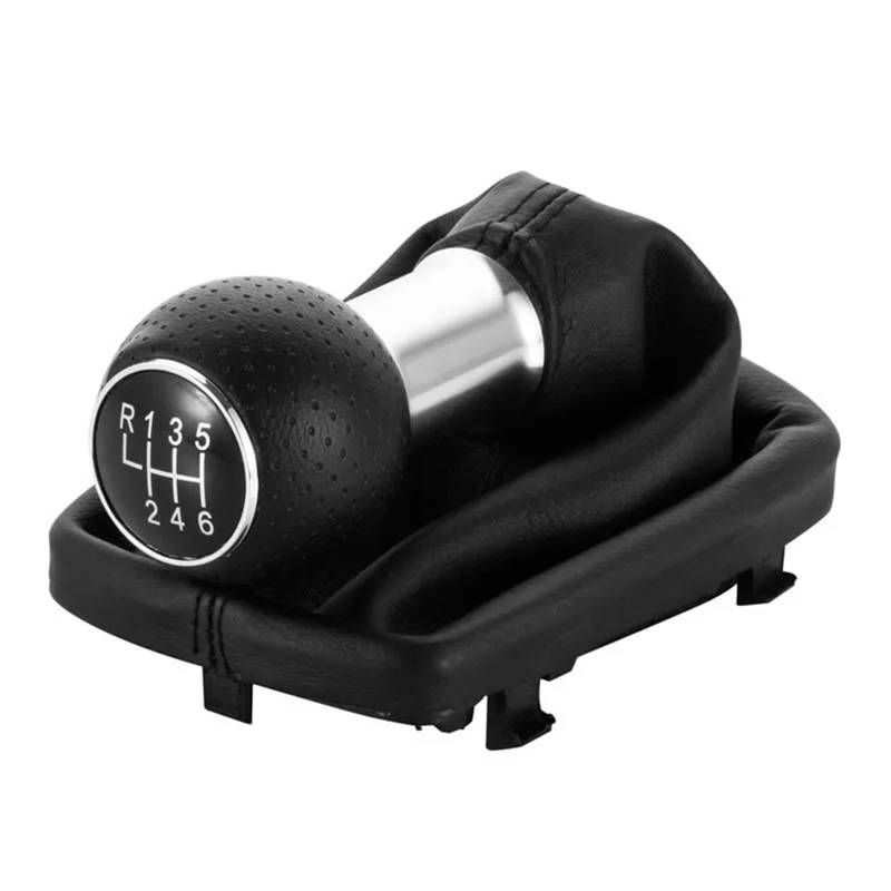 Schaltknauf Abdeckung Für A3 Für S3 2001 2002 2003 12mm 5/6 Gang Schaltknauf Schalthebel Griff Kopf Gamasche Boot Abdeckung Schaltknüppel(6 Speed Blackline) von XEXJHQQ