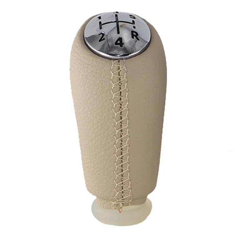Schaltknauf Abdeckung Für Clio 2 II 2001-2004 Schaltknauf Hebel Wechselgetriebe Stick Shifter Manuelle Selector Griff 5 Geschwindigkeit Schaltknüppel(Beige) von XEXJHQQ