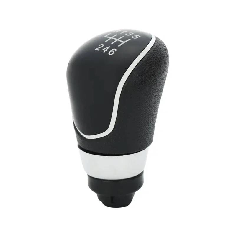 Schaltknauf Abdeckung Für Ford Für Fiesta Für MK7 2008-2013 5/6 Geschwindigkeit Auto Schaltknauf Stick Kopf Hebel Griff Autos Teile Schaltknüppel(Black 6 Thread) von XEXJHQQ