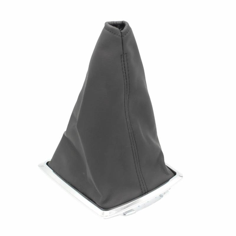 Schaltknauf Abdeckung Für Ford Für Focus 2005-2012 Auto Schaltknauf Leder Gamasche Boot Abdeckung Fall Chrom Rahmen Schaltknüppel von XEXJHQQ