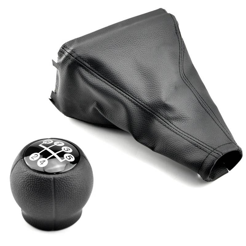 Schaltknauf Abdeckung Für OPEL Für Corsa C 2001-2006 Auto Schaltknauf Hebel Gamasche Boot Auto Parkplatz Handbremse Griffe Fall Schaltknüppel(2Pcs Gear Knob Cover) von XEXJHQQ