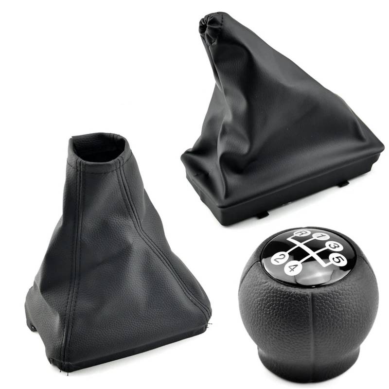Schaltknauf Abdeckung Für OPEL Für Corsa C 2001-2006 Auto Schaltknauf Hebel Gamasche Boot Auto Parkplatz Handbremse Griffe Fall Schaltknüppel(Combo 3Pcs) von XEXJHQQ