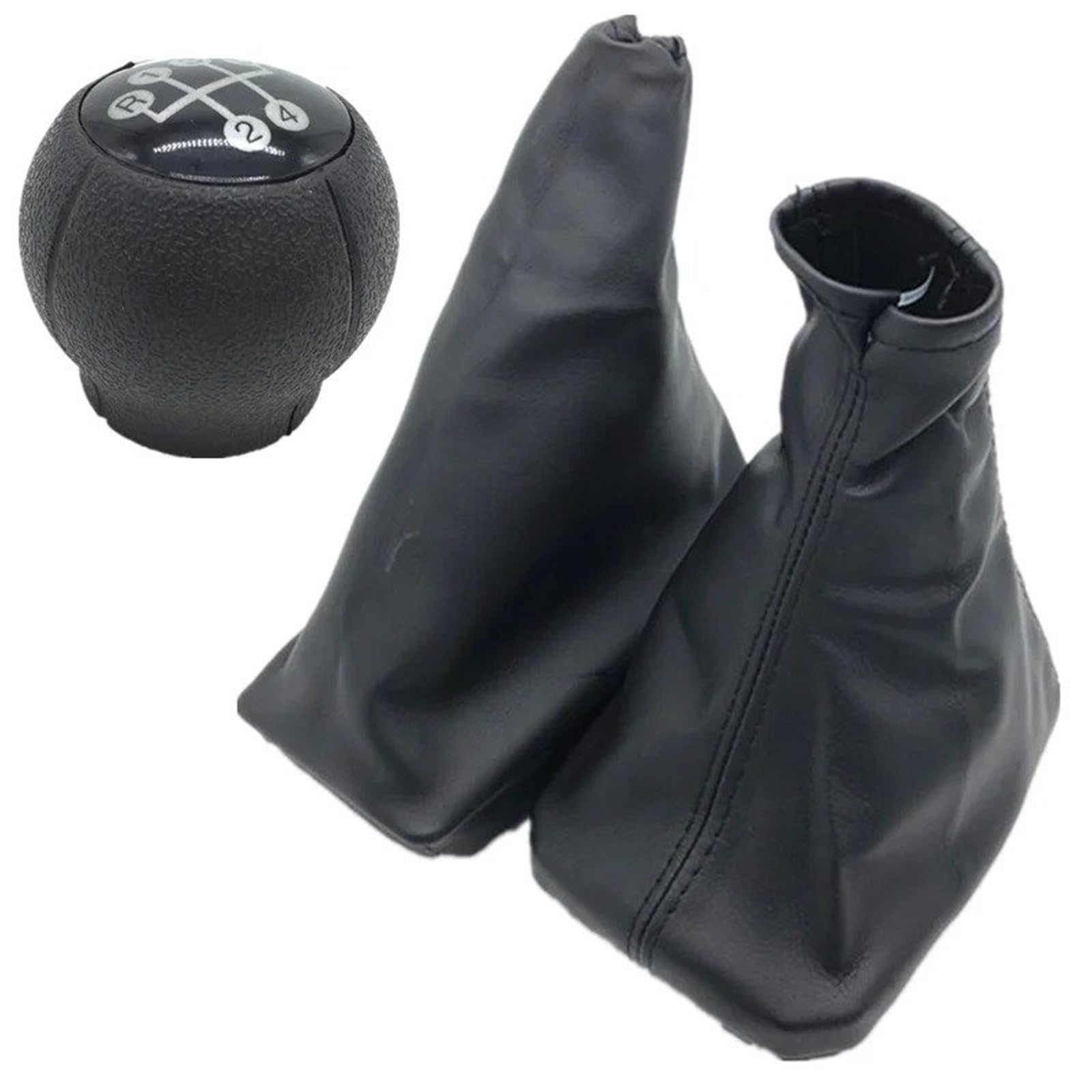Schaltknauf Abdeckung Für OPEL Für Corsa C 2001-2006 Schaltknauf Hebel Shifter Gamasche Boot Kragen Handbremse Staub Abdeckung Fall Schaltknüppel(Combo 3Pcs) von XEXJHQQ