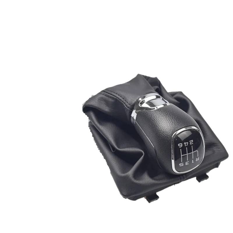 Schaltknauf Abdeckung Für Skoda Für Octavia Für A5 Auto Schaltknauf Hebel Stick Griff Gamasche Leder Boot Abdeckung Fall Manuell 5 6 Geschwindigkeit Schaltknüppel(6Speed-Boot) von XEXJHQQ