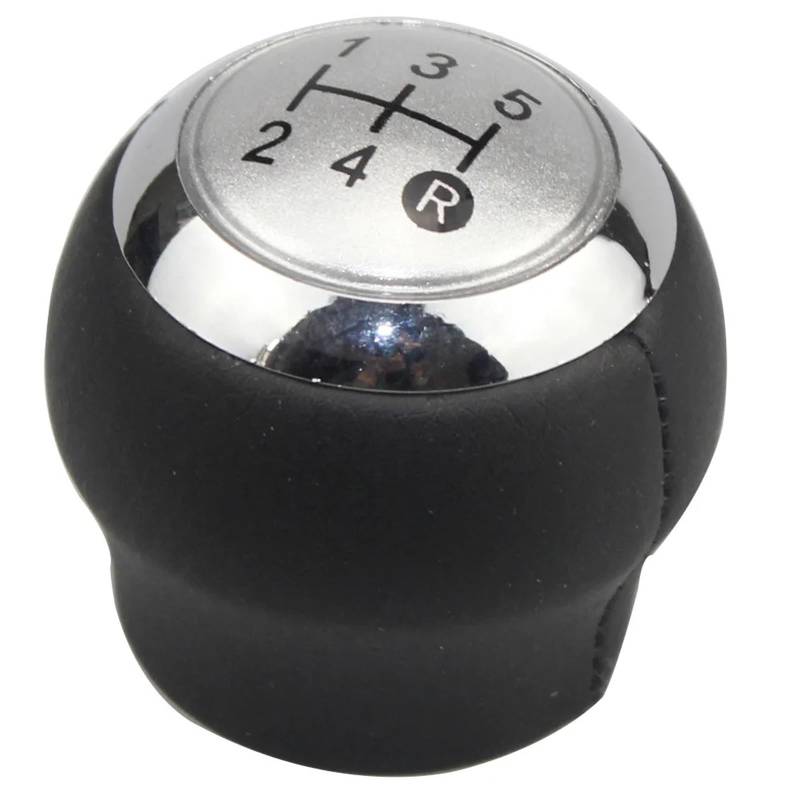 Schaltknauf Abdeckung Für Toyota Für Corolla Für Verso II 2007-2013 5/6 Geschwindigkeit Schaltknauf Hebel Schalthebel Gamasche Boot Handbremse Boot Abdeckung Schaltknüppel(Silver Cap 5 Speed) von XEXJHQQ