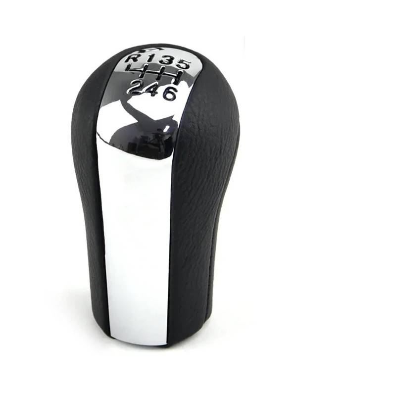 Schaltknauf Abdeckung Für Toyota Für Verso 2002-2009 5 6-Gang-Schaltgetriebe Schaltknauf Hebel Auto-Styling Autozubehör Schaltknüppel(Chrome 6Speed) von XEXJHQQ
