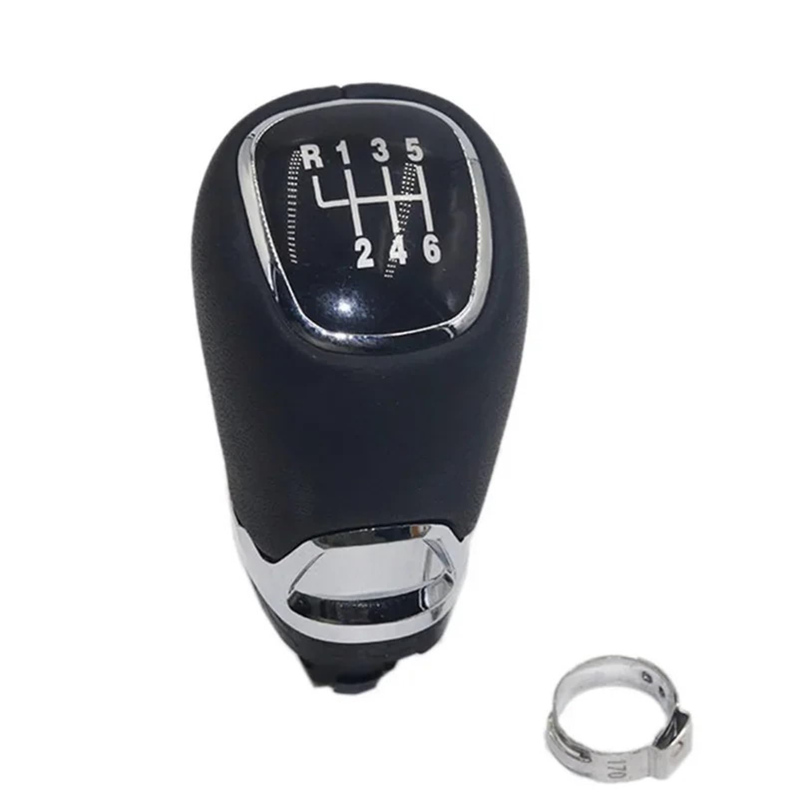 Schaltknauf Abdeckung Für VW Für Caddy IV Für MK4 2015-2019 Schaltknauf Hebel Schalter Schaltknauf Manuelle Schalthebel Griff 5/6 Geschwindigkeit Schaltknüppel(6 Speed Leather) von XEXJHQQ