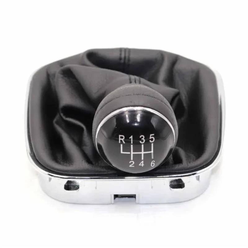 Schaltknauf Abdeckung Für VW Für Vento 2010-2019 5 6 Geschwindigkeit Pu Leder Auto Schaltknauf Hebel Gaitor Boot Abdeckung Getriebe Gamasche Stick Griffe Schaltknüppel(6 Speed 1 Pair) von XEXJHQQ