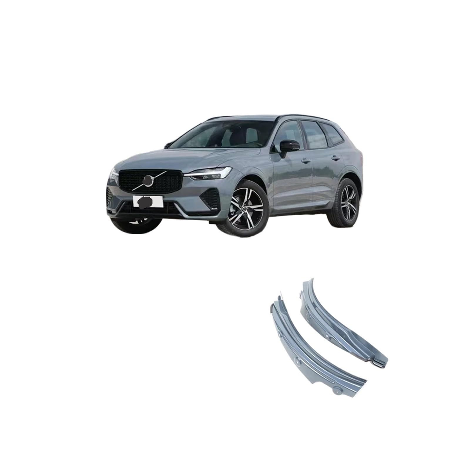 2025 kompatibel for Volvo XC60 Schmutzfänger blau 2018 2019 2020–2024 spezielle Hintertür Hinterrad Kotflügel Modifikation Autozubehör Kotflügel(728) von XFSBHMKH