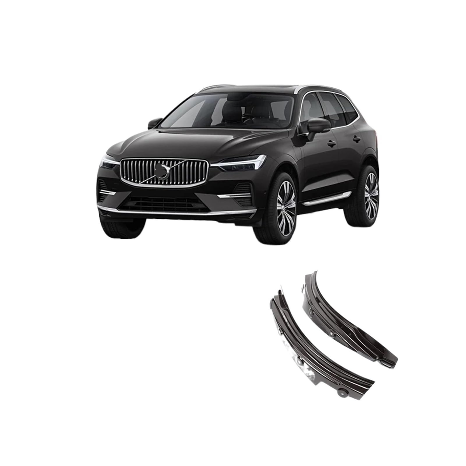 2025 kompatibel for Volvo XC60 Schmutzfänger blau 2018 2019 2020–2024 spezielle Hintertür Hinterrad Kotflügel Modifikation Autozubehör Kotflügel(731) von XFSBHMKH