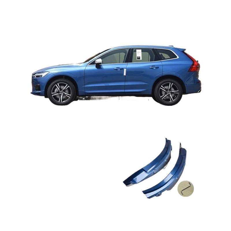 2025 kompatibel for Volvo XC60 Schmutzfänger blau 2018 2019 2020–2024 spezielle Hintertür Hinterrad Kotflügel Modifikation Autozubehör Kotflügel(Bursting blue720) von XFSBHMKH