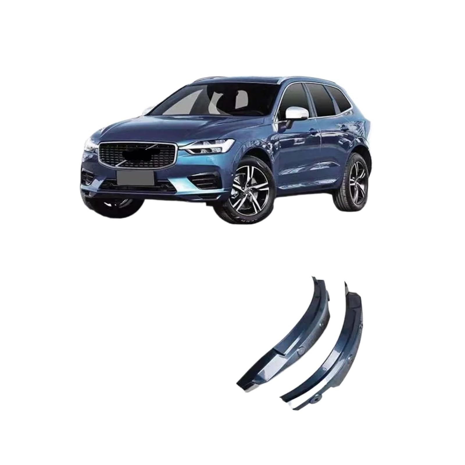 2025 kompatibel for Volvo XC60 Schmutzfänger blau 2018 2019 2020–2024 spezielle Hintertür Hinterrad Kotflügel Modifikation Autozubehör Kotflügel(Denim blue723) von XFSBHMKH